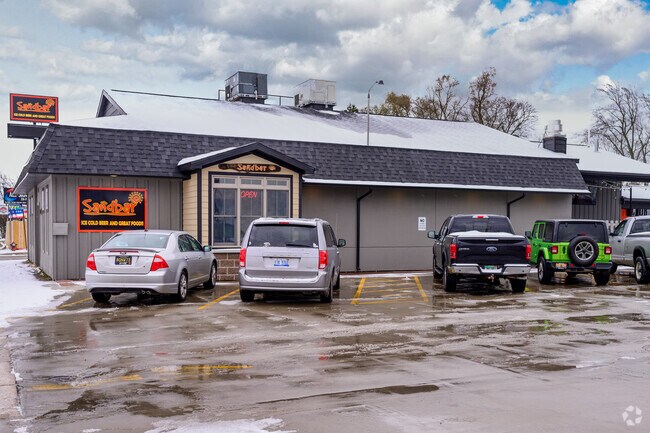 The Sandbar is a popular watering hole in Nims, especially in the summer.