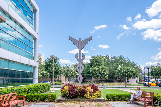 This sculpture is dedicated to those who gave their bodies to sciene in Midtown Augusta.