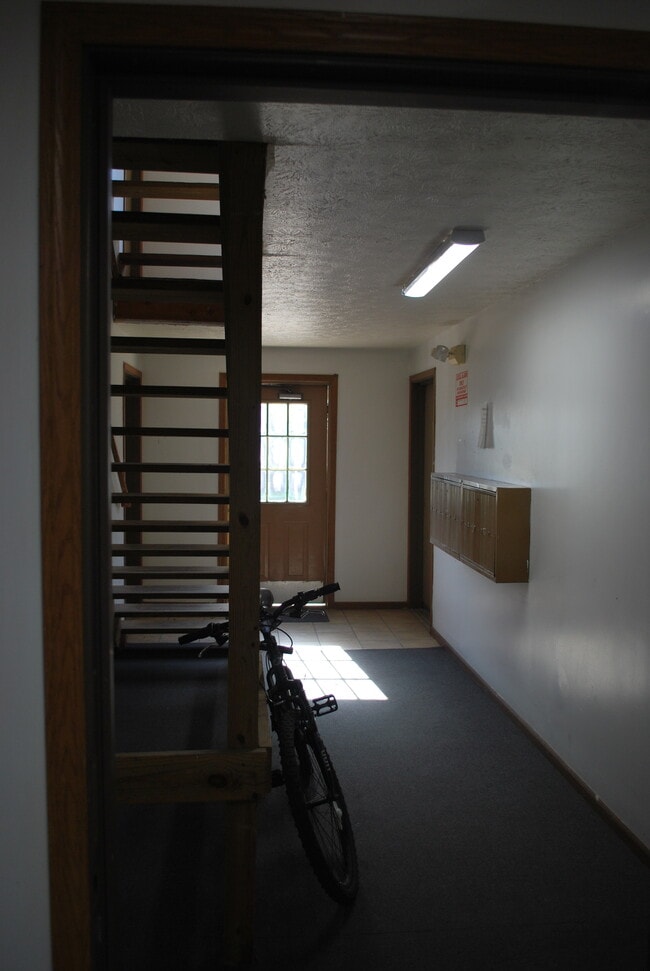 Entry Hallway and mailboxes