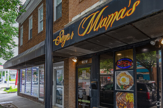 Sugar Mama's is a restaurant specializing in hearty breakfast and brunch options.