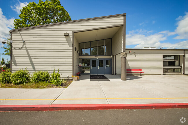 Lenox Elementary School entrance in Rock Creek.