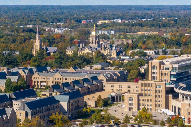 Wooded Estates is minutes from University of Notre Dame’s campus.