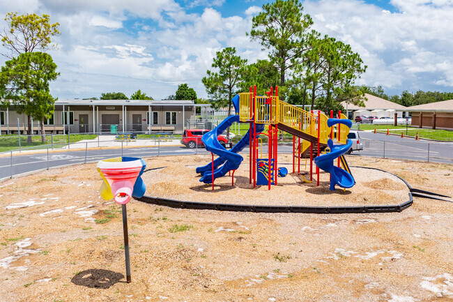 Fox Hollow Elementary has multiple playgrounds for different ages.