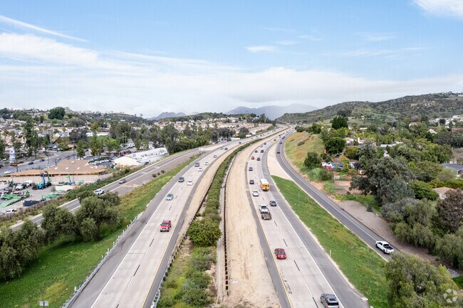 A look at the 8 freeway that is nearby Crest.