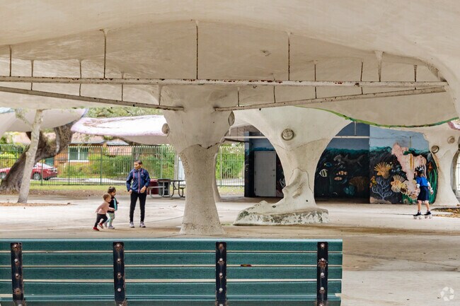Virrick Park near Coconut Grove WH Center has skating areas.