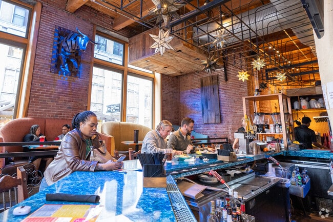 Rosalita's Cantina is a popular lunch spot for those in Carr Square.