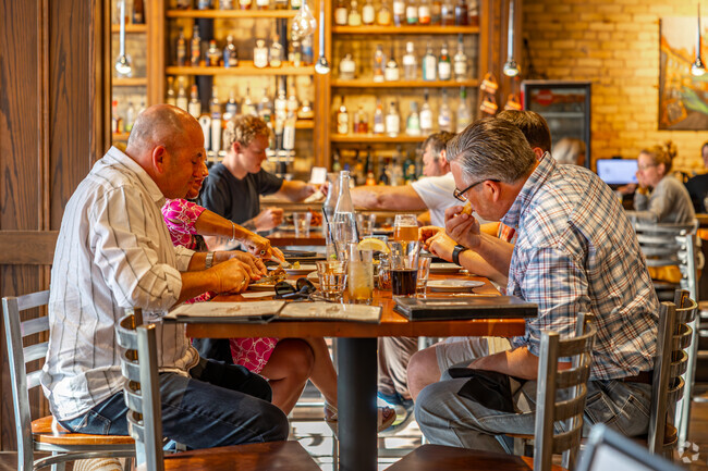 Head into downtown Fargo for a tasty meal at the Toasted Frog.
