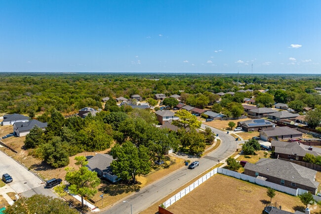 Hutchins is full of mature trees, providing residents a serene, natural environment.