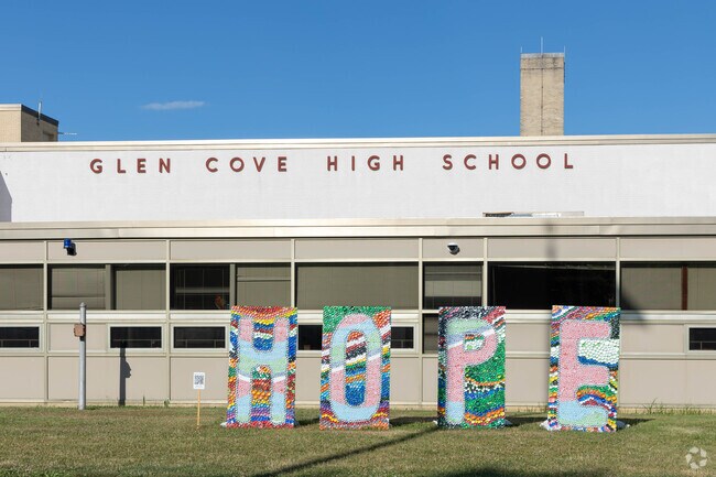 Approximately 1060 students attend Glen Cove High School in Glen Cove.