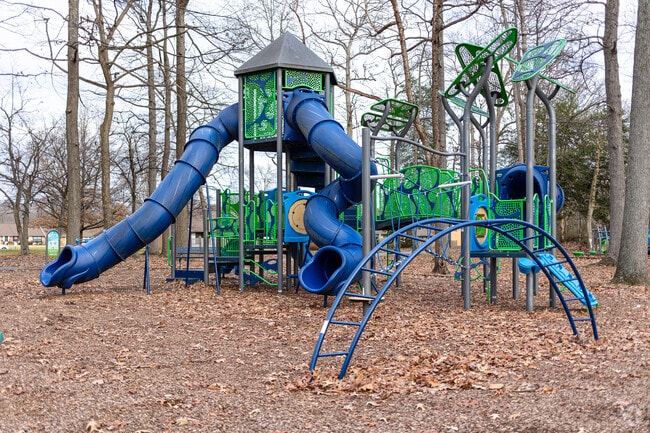 Somerset Park's playground also has a small jungle gym.