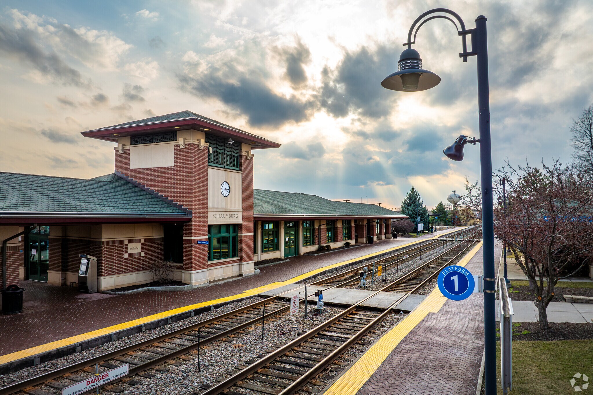 Commuters who prefer the train can hop on to the Metra at Schaumburg station.