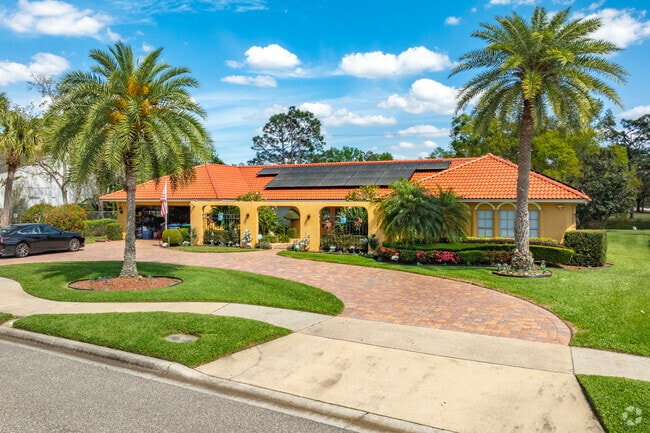 Mediterranean Coastal style homes add a pop of color to the Chickasaw Neighborhood.