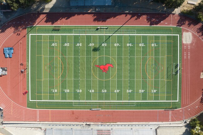 Monte Vista High School serves the Diablo neighborhood and has about 2300 students.