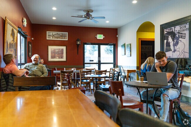 In Meridian Village, Lone Tree, Colorado you can grab a coffee at Kunjani World Coffee House.