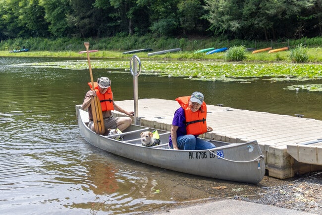 The lake at Tuscarora State Park is a local green space open to everyone.