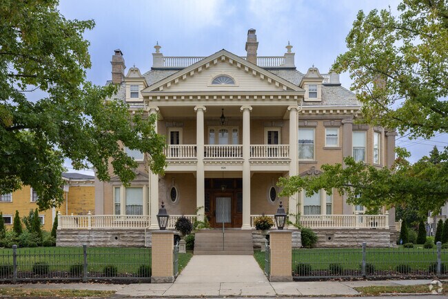 Large, stately homes will catch your eye as you walk around Muncie's East Central.