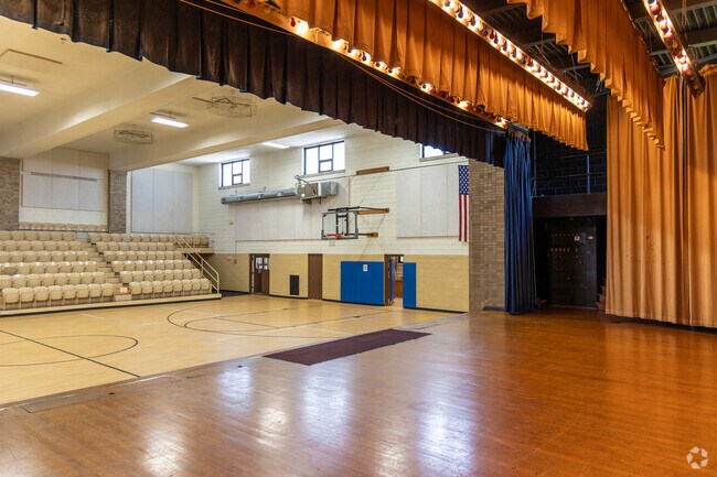 The Mills & Petrie Memorial Library also hosts basketball games and community events in Ashton.