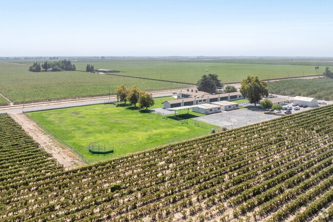 The playfield at Ripperdan Elementary School in Madera County.