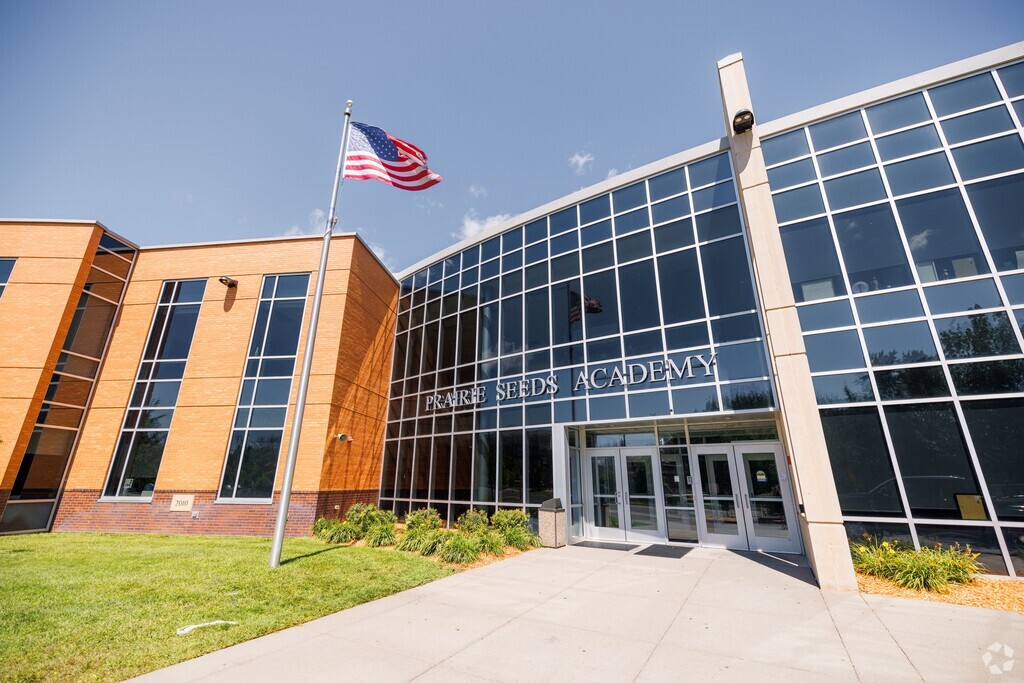 A wide/entry shot for Prairie Seeds Academy.