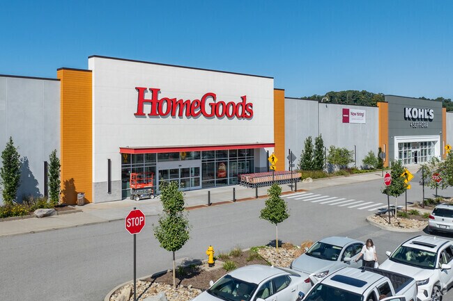 Residents of Westover shop at HomeGoods for house improvement items.