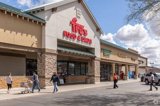 Fry's is the nearest grocery store that is accessible from the Johnson Ranch neighborhood.