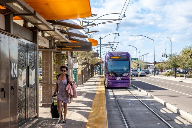 Getting to the airport is a breeze with Valley Metro Light Rail access in Temple.