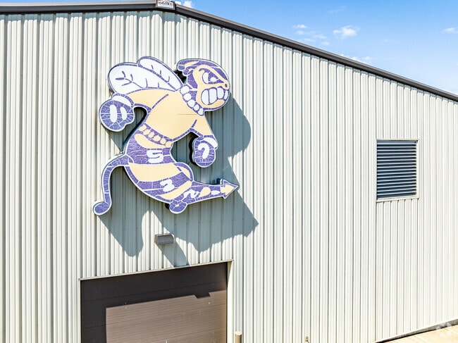 The mascot sign for Trousdale County High School in Trousdale County