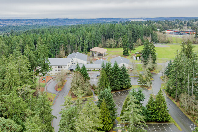 Aerial views of Chautauqua Elementary School.
