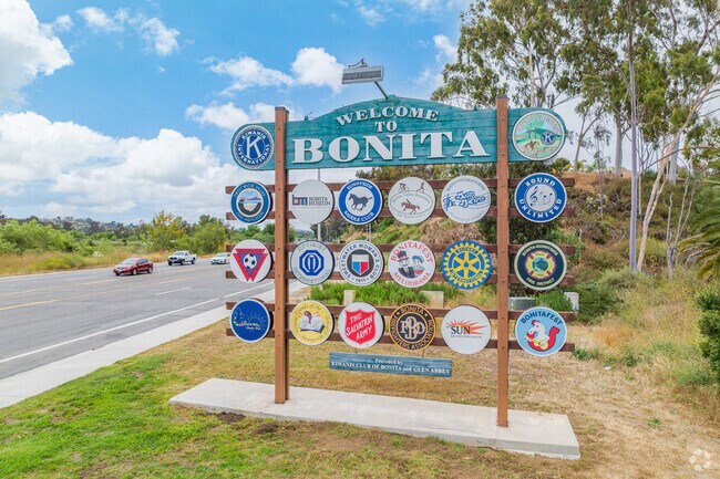 Community groups abound in Bonita as seen on the neighborhood signage.