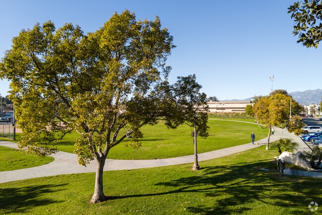 Barnes Park has plenty of green space for residents of Monterey Park.