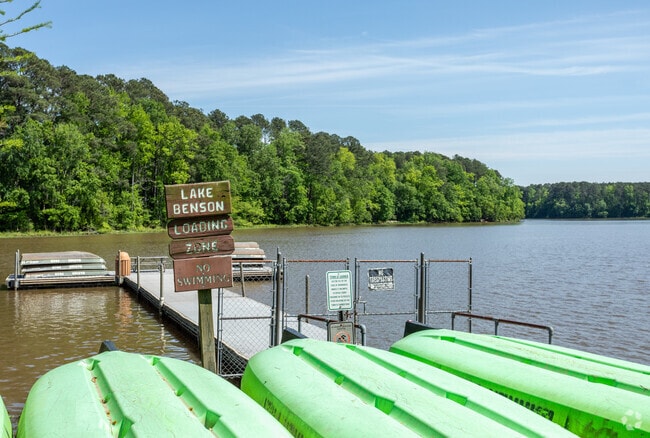 Lake Benson Park in Garner offers boating, greenway access, and family-friendly events.