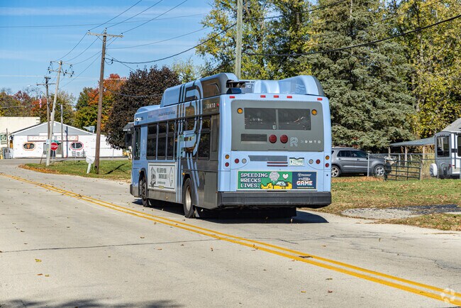 Rockford Mass Transit District buses serve Fairgrounds commuters daily.