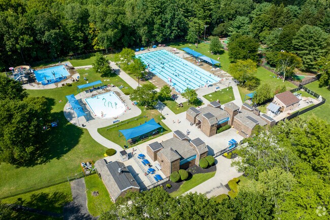 Germonds Park offers a large public pool and splash pad.