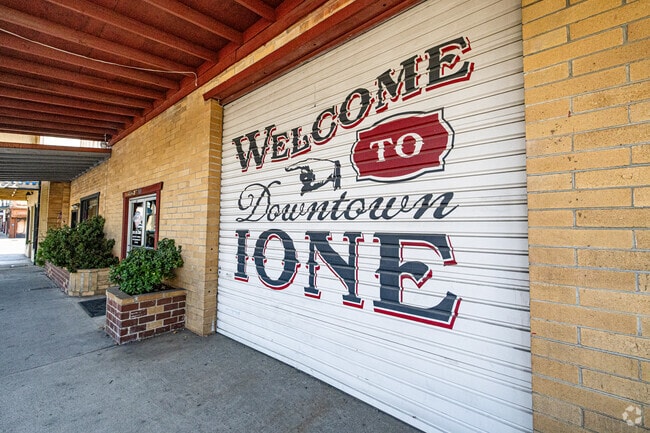 Historic Downtown Lone welcomes visitors to Main Street shopping and dining.
