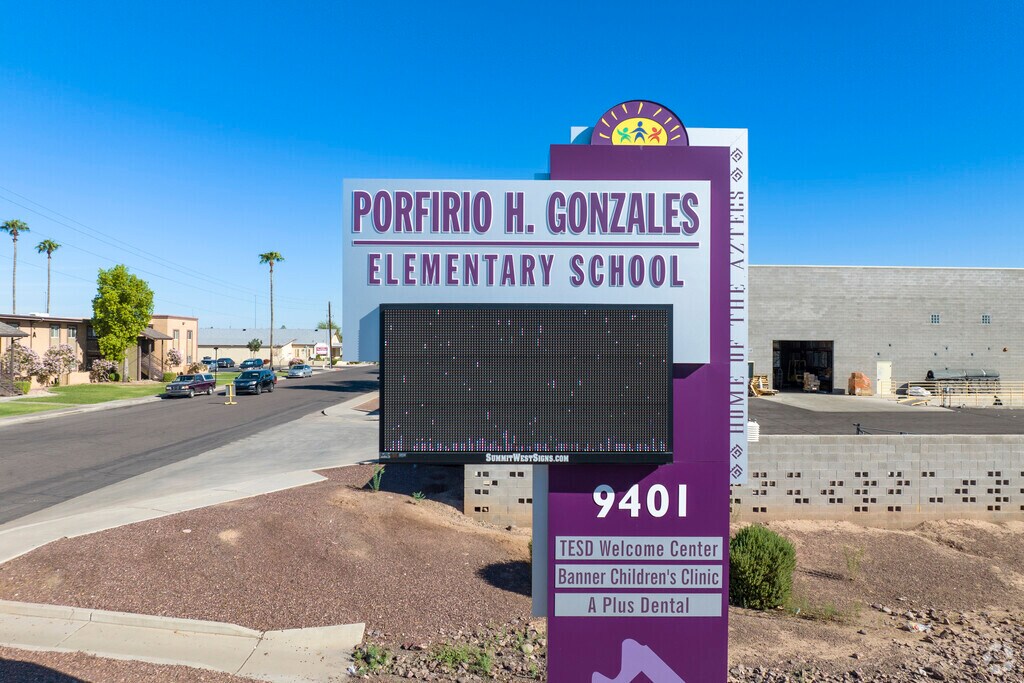 Tolleson’s Porfirio H. Gonzales Elementary School is home of the Aztecs. Go Aztecs!