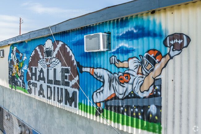 Arthur Halle Stadium in Fox Meadows is a football and track stadium that hosts area schools.