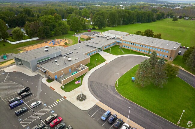 Fremont Elementary School aerial view.