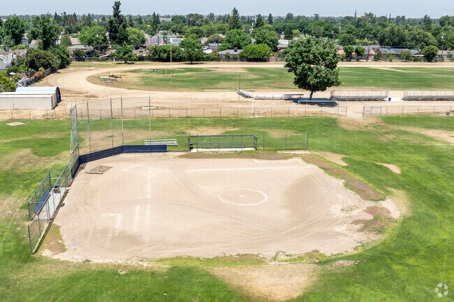 The sports fields at Thomas Jefferson Middle School in Madera.