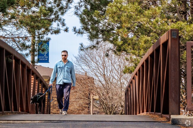 Century Park Arboretum near Hawthorn Woods features paved trails for locals to enjoy.