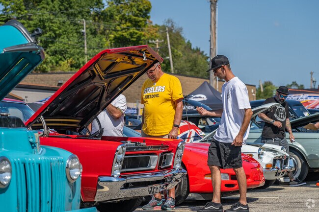Baldwin Township residents attend the car show in nearby Castle Shannon.