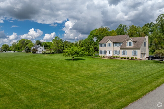 Newer traditional style homes in Franklin Township blend classic design with modern comfort, set in peaceful, scenic neighborhoods.