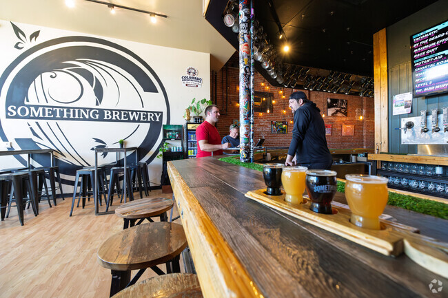 Enjoy some beer at Something Brewing located just west of Box Elder Creek Ranch.
