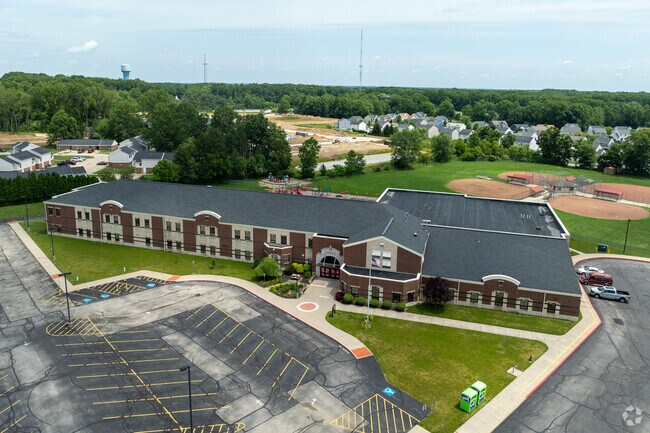 Students learn a variety of subjects at Brimfield Elementary School In Brimfield,Ohio.
