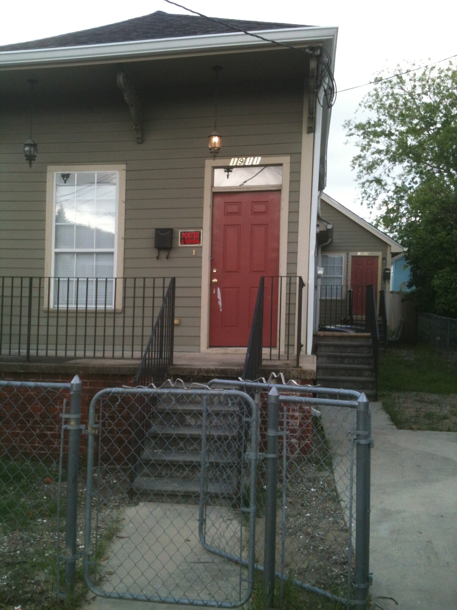 back apartment