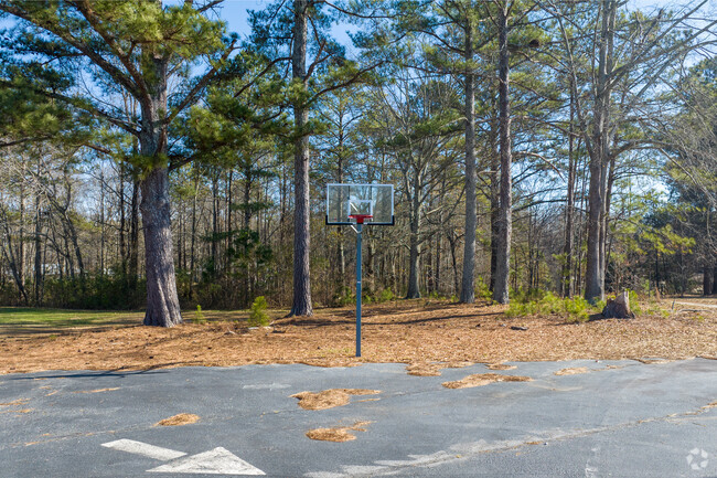 Safe Harbor Baptist Academy's campus offers a recreational basketball hoop.