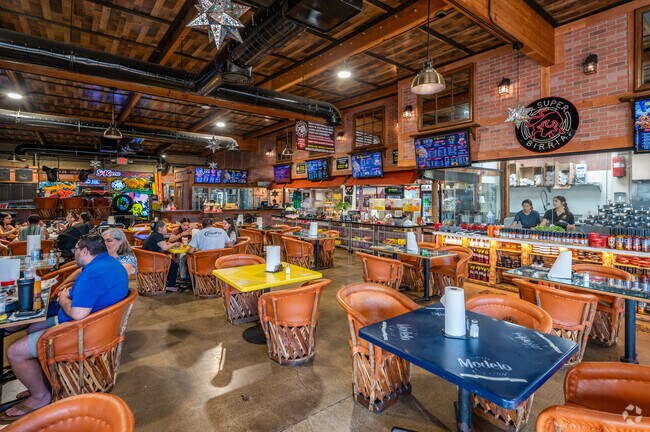 La Super Birria offers Pico-Lowell residents plenty of seating for dining in.