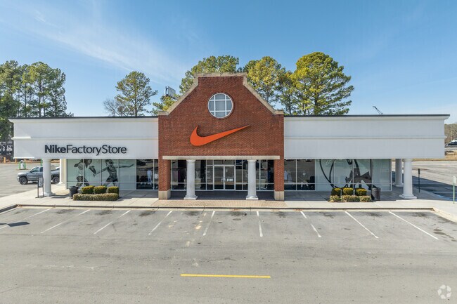 You'll find popular retailers at the Calhoun Outlet Marketplace like Nike.