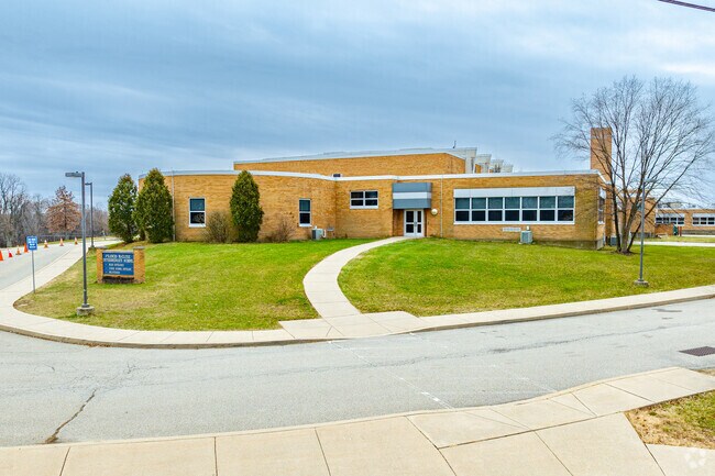 Francis McClure Intermediate School has multiple convenient entrances to its campus.