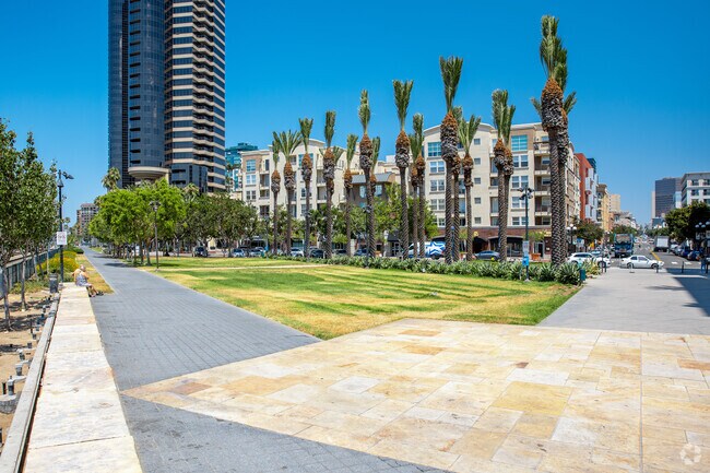 MLK Jr.  Promenade is a shortcut through the city and a lovely place to bring pets.