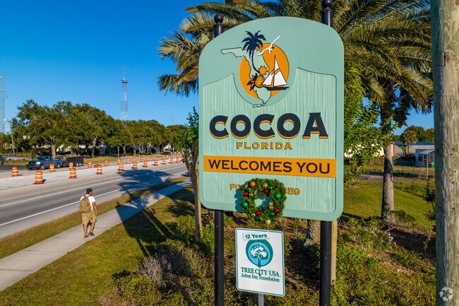 Cocoa West keeps a small town feel while being close to the city and beaches.
